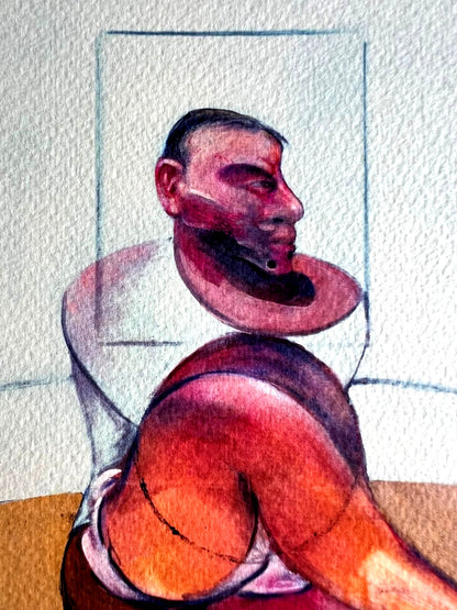 Francis Bacon Lithograph Coa Signed Pen Numbered A Hand Limited 275Exe