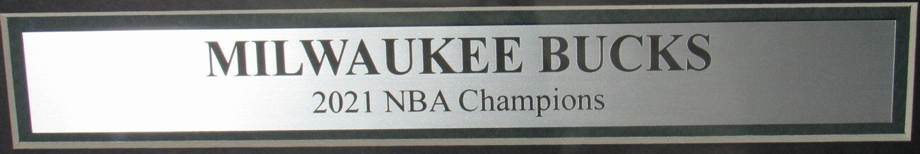 Milwaukee Bucks Nba Champs 2021 Milwaukee Sentinel Newspaper Framed 162955