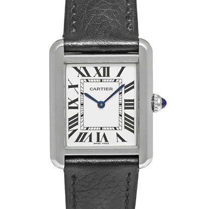 Cartier Tank Solo Wsta0030 Silver Ladies Used Watch #52212