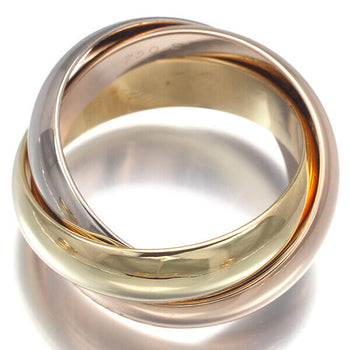 Cartier Ring Trinity 3Color Xl Eu51 18K 750 Yellow White Rose Gold