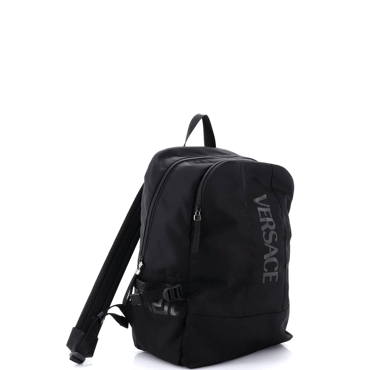 Versace La Greca Logo Backpack Nylon Medium