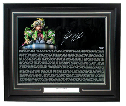 Jason Kelce Autographed 16X20 Photo Philadelphia