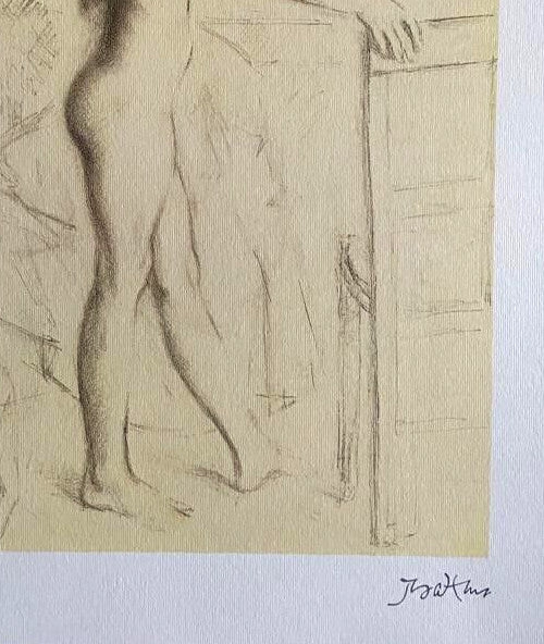 Balthus Lithograph Coa Signed Numbered Stamped (Egon Schiele)