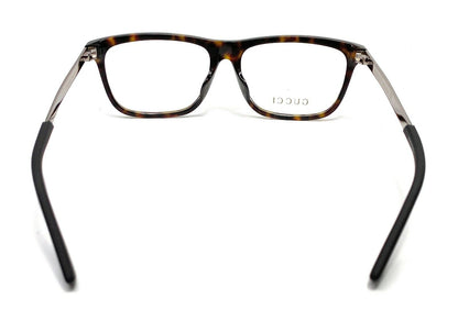 GUCCI GG0696OA 002 Rectangle Square Havana Men's