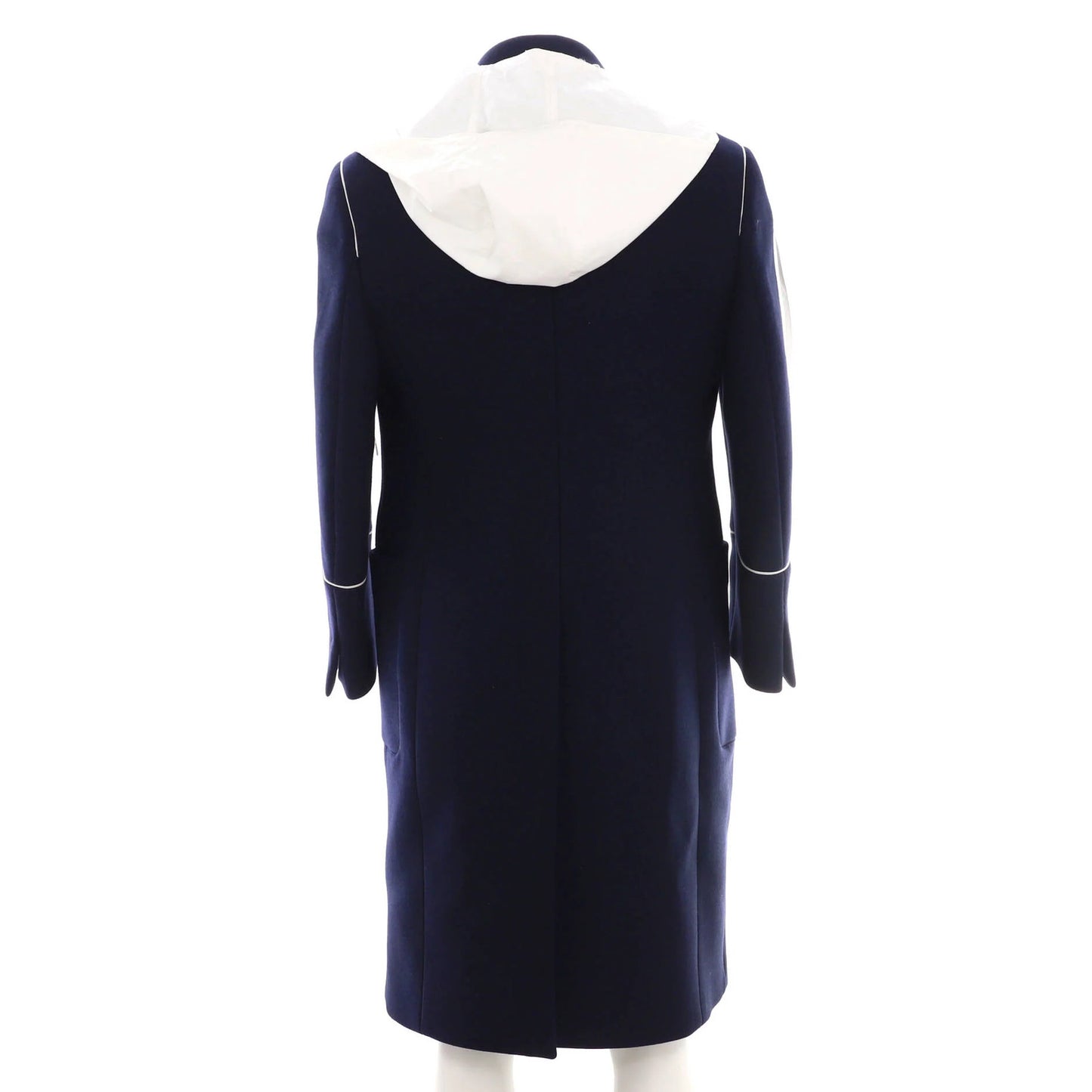 Salvatore Ferragamo Men'S Hooded Three Pocket Coat Wool