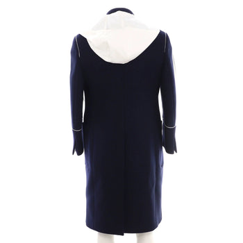 Salvatore Ferragamo Men'S Hooded Three Pocket Coat Wool