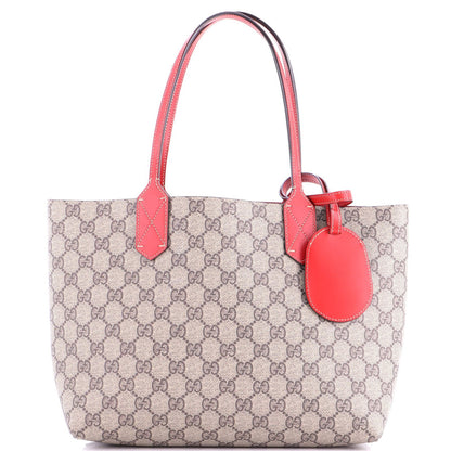 Gucci Reversible Tote Gg Print Leather Small