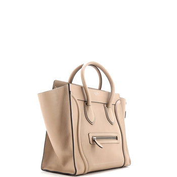 Celine Luggage Bag Grainy Leather Mini