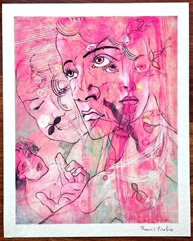 Francis Picabia Lithograph Coa Numbered A Hand, Pencil, Stamped