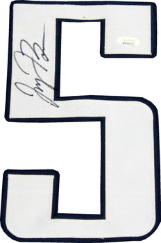 Jayon Brown Autographed Tennessee Titans Blue Jersey (Jsa)