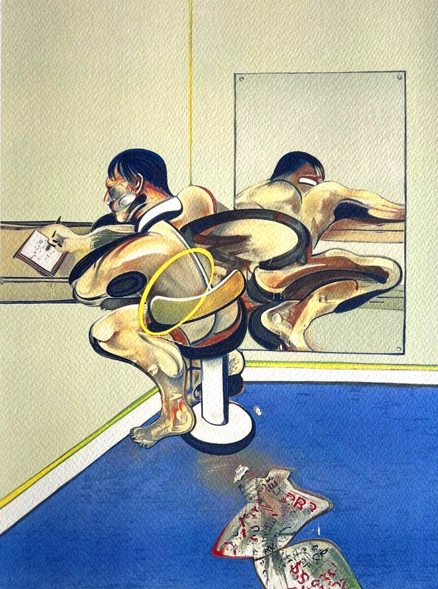 Francis Bacon Lithograph Coa Signed Pen Numbered Pencil Limited 275Ex