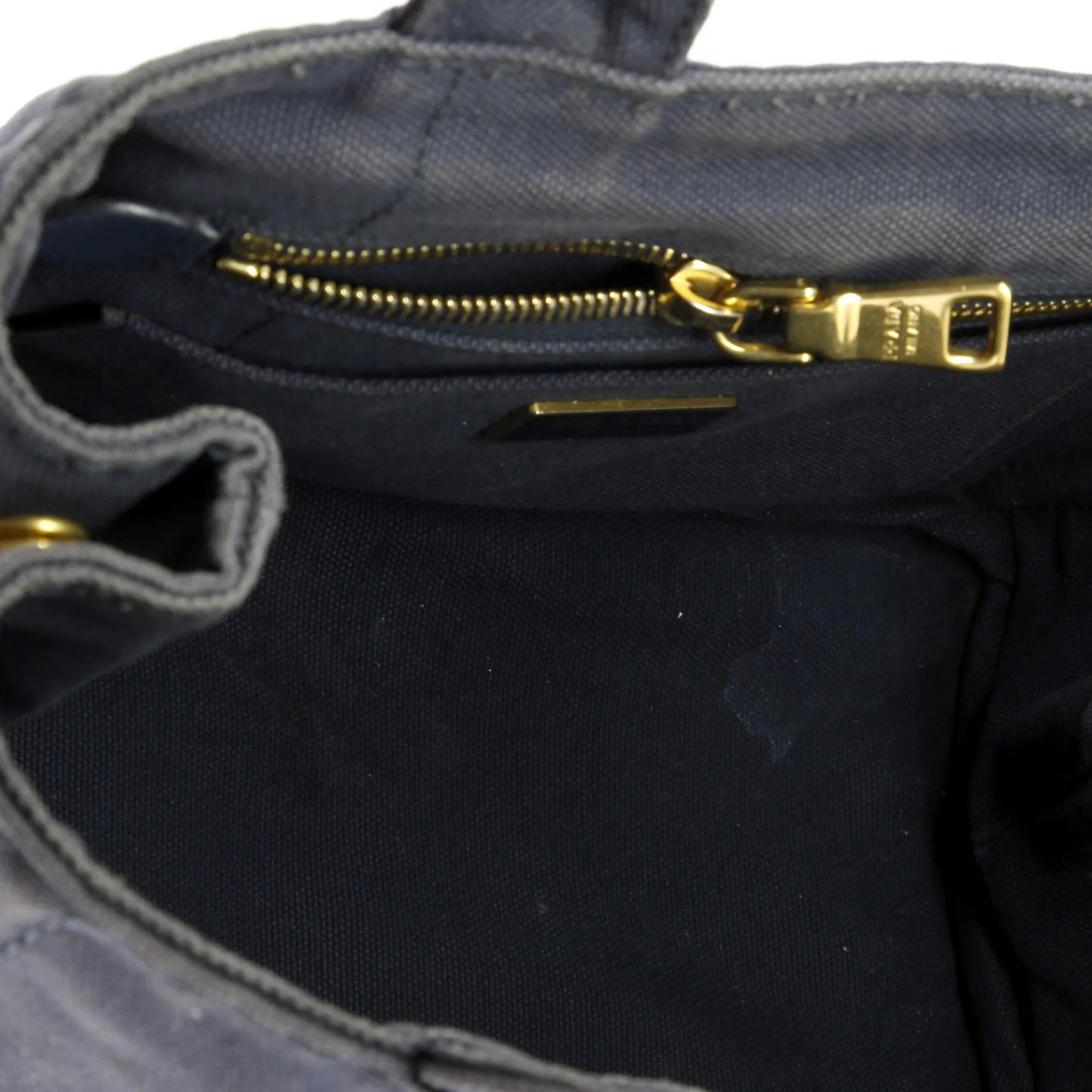 Prada Canapa Tote Denim Mini