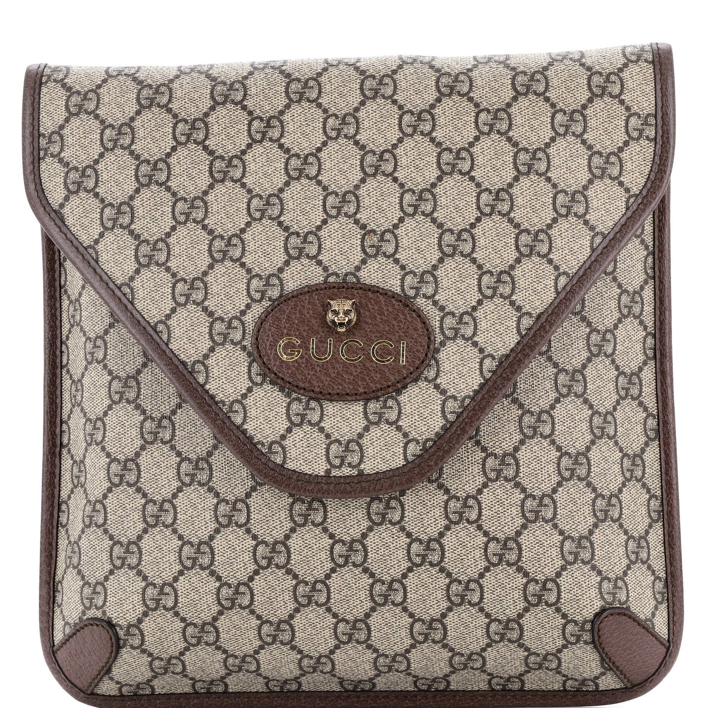 Gucci Neo Vintage Envelope Messenger Gg Coated Canvas Medium