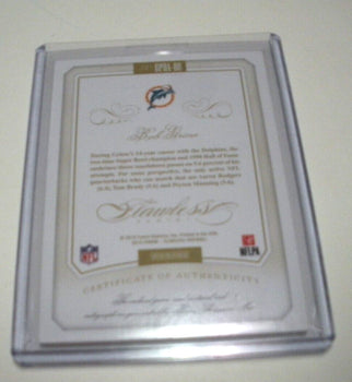 Bob Griese Dolphins Flawless 3Color Game  Dual