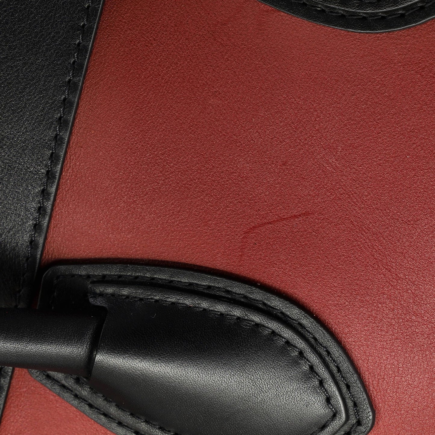 Celine Tricolor Luggage Bag Leather Mini