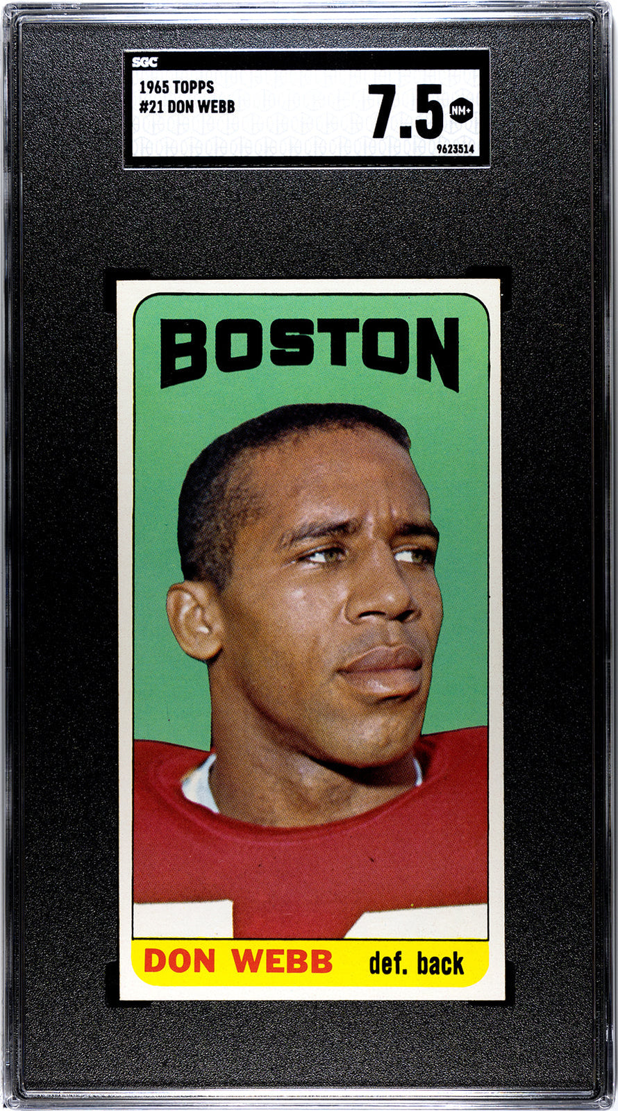 Don Webb 1965 Topps #21 Sgc 7.5