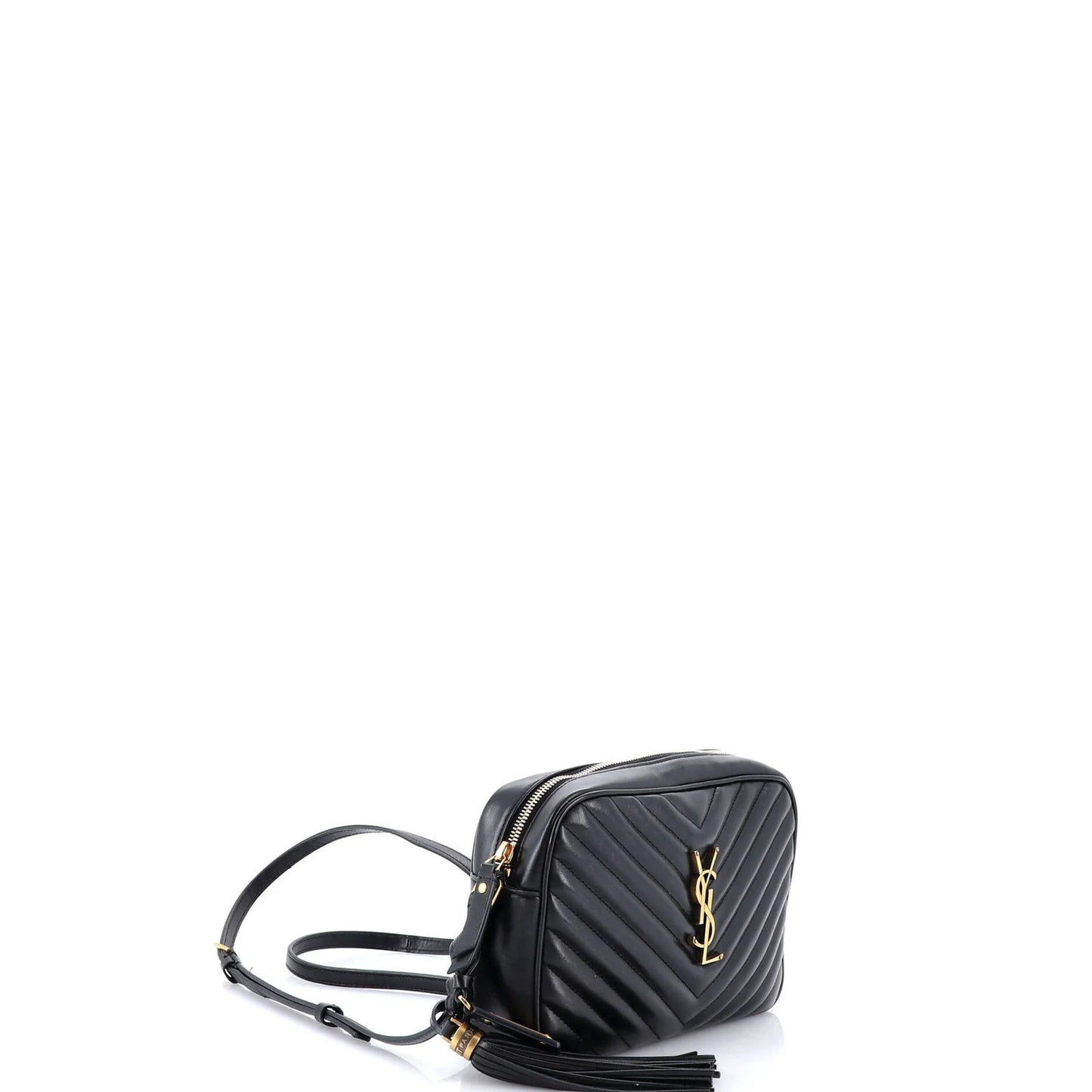 Saint Laurent Lou Camera Bag Matelasse Chevron Leather Small