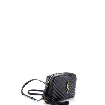Saint Laurent Lou Camera Bag Matelasse Chevron Leather Small