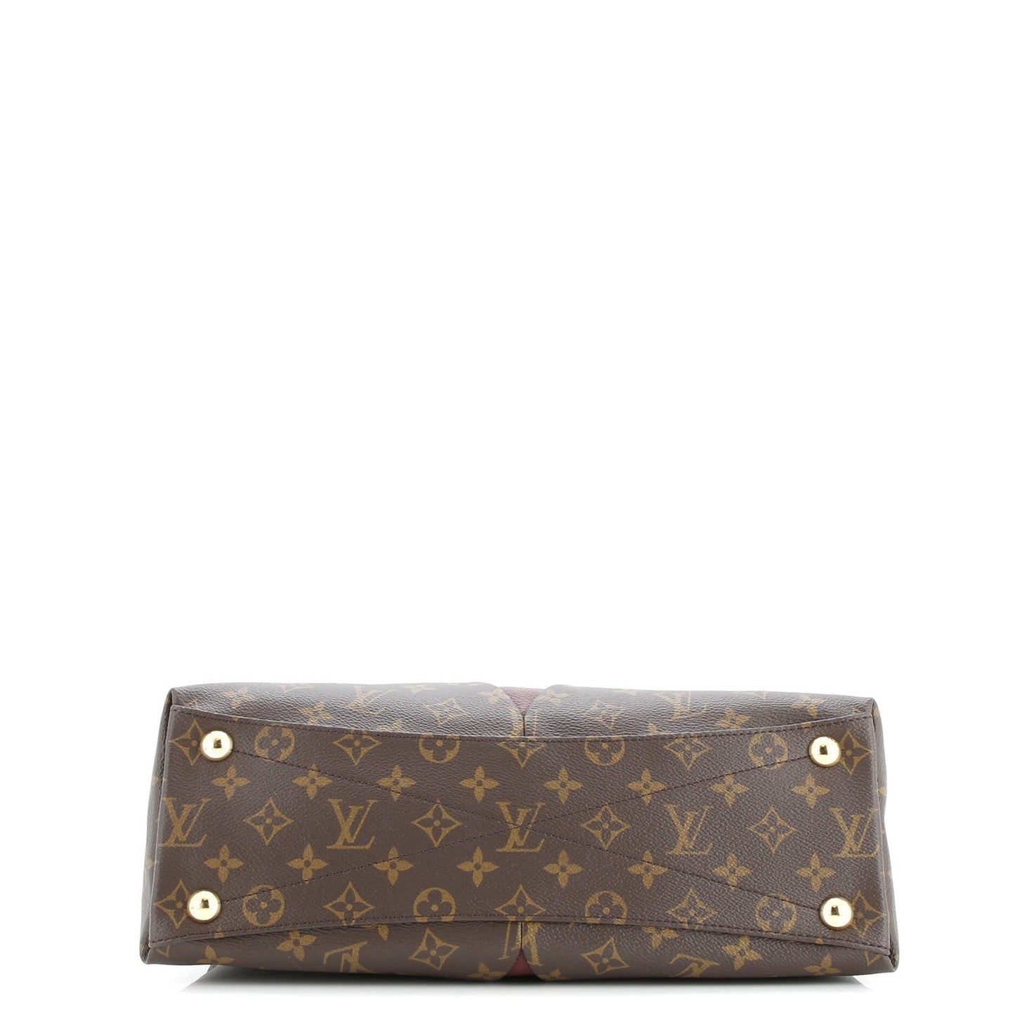 MM Louis Vuitton V Tote Monogram Canvas and Leather