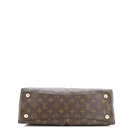 MM Louis Vuitton V Tote Monogram Canvas and Leather