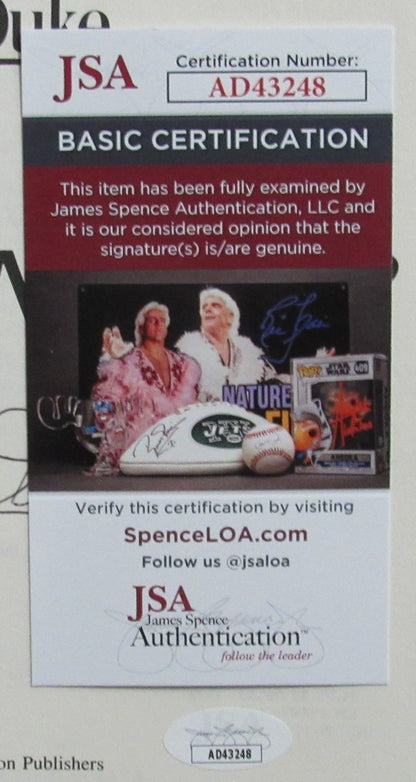 Astronaut Charlie Duke Autographed Book 10Th Man "Moonwalker" Apollo 16 Nasa Jsa