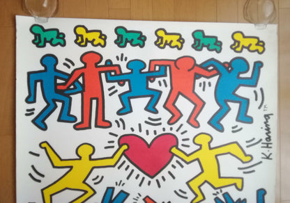 Keith Haring oversized poster 90 cm x 90 cm