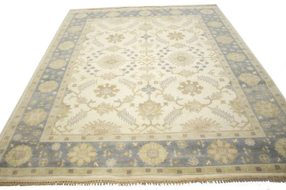 8X10 Ft Handmade Vintage Oriental Rug Muted
