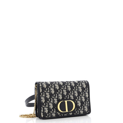 Christian Dior 30 Montaigne 2-In-1 Pouch Oblique Canvas