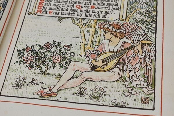 Walter Crane "Queen Summer Or The Journey Of The Lily And The Rose" 1891 English