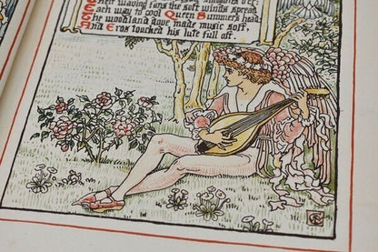 Walter Crane "Queen Summer Or The Journey Of The Lily And The Rose" 1891 English