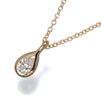 Tiffany&Co. Necklace Diamonds By The Yard Pear-Shaped Diamond 18K Rg