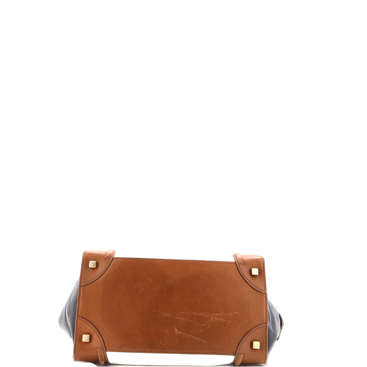 Celine Tricolor Luggage Bag Leather Micro