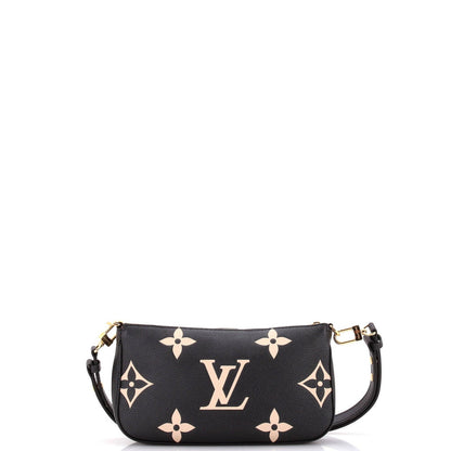 Louis Vuitton Multi Pochette Accessoires Bicolor Monogram Empreinte Giant
