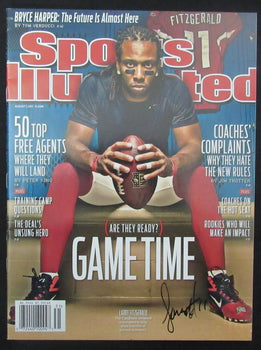 Larry Fitzgerald Signed 2011 Sports Illustrated