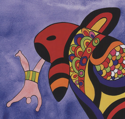 Niki De Saint Phalle Shamu The Orca Whale " Offset Lithograph