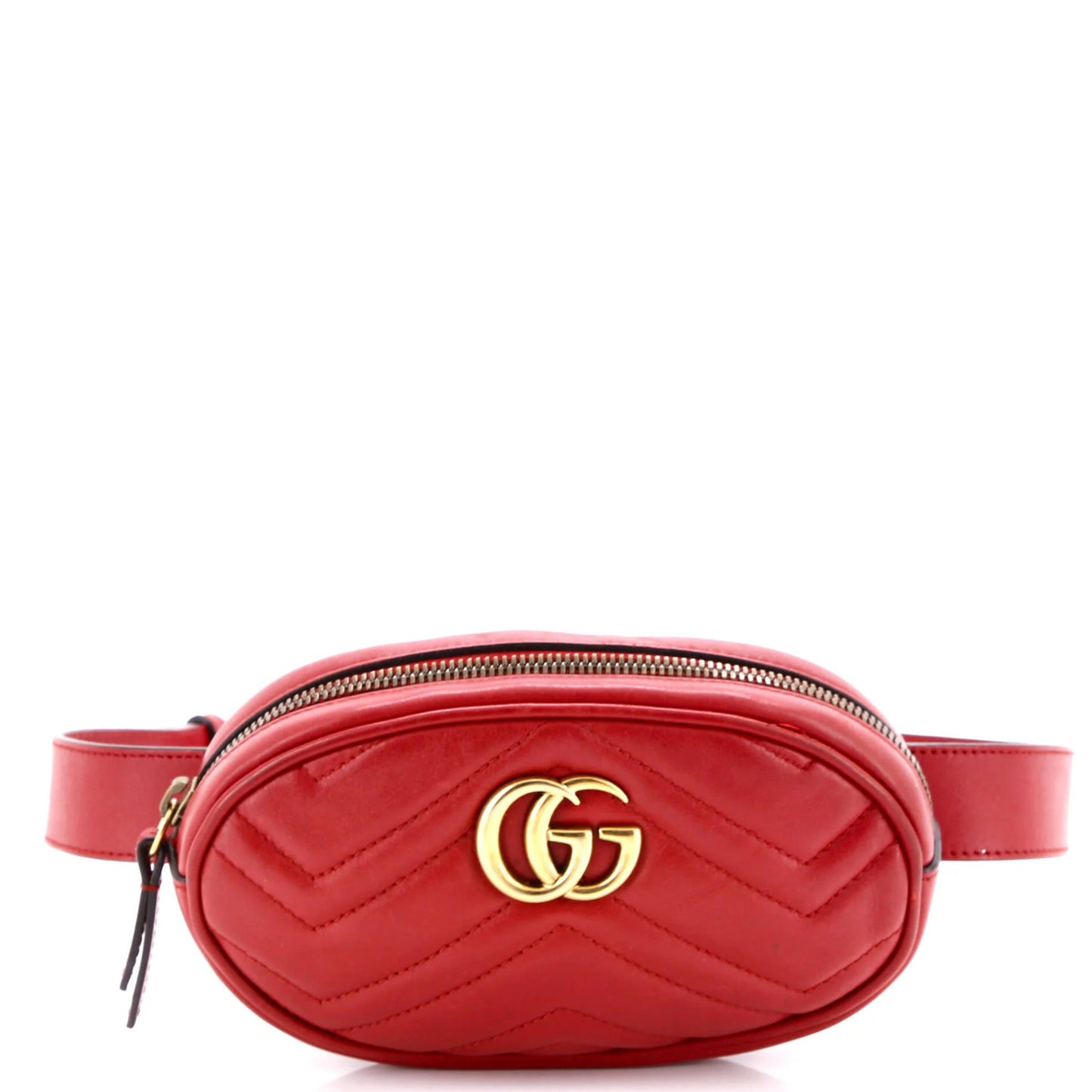Gucci Gg Marmont Belt Bag Matelasse Leather