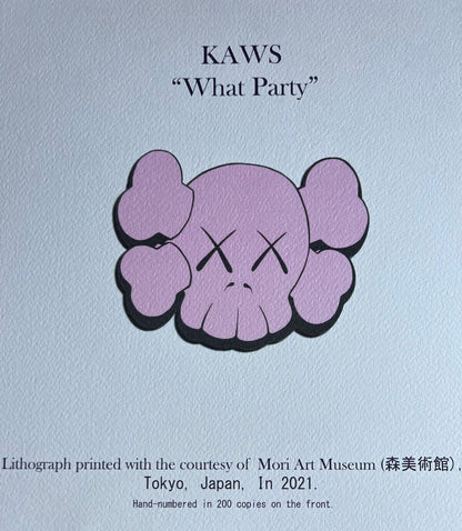 Kaws Lithograph Coa Mori Art Museum Limited Edition