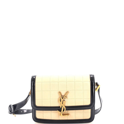Saint Laurent Solferino Bag Quilted Suede Small