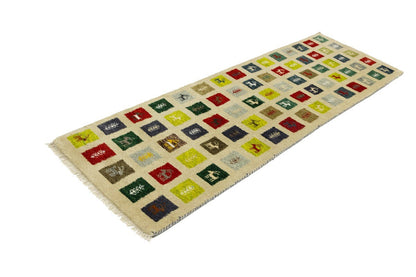 Handmade Pictorial Tribal Indo-Gabbeh Oriental