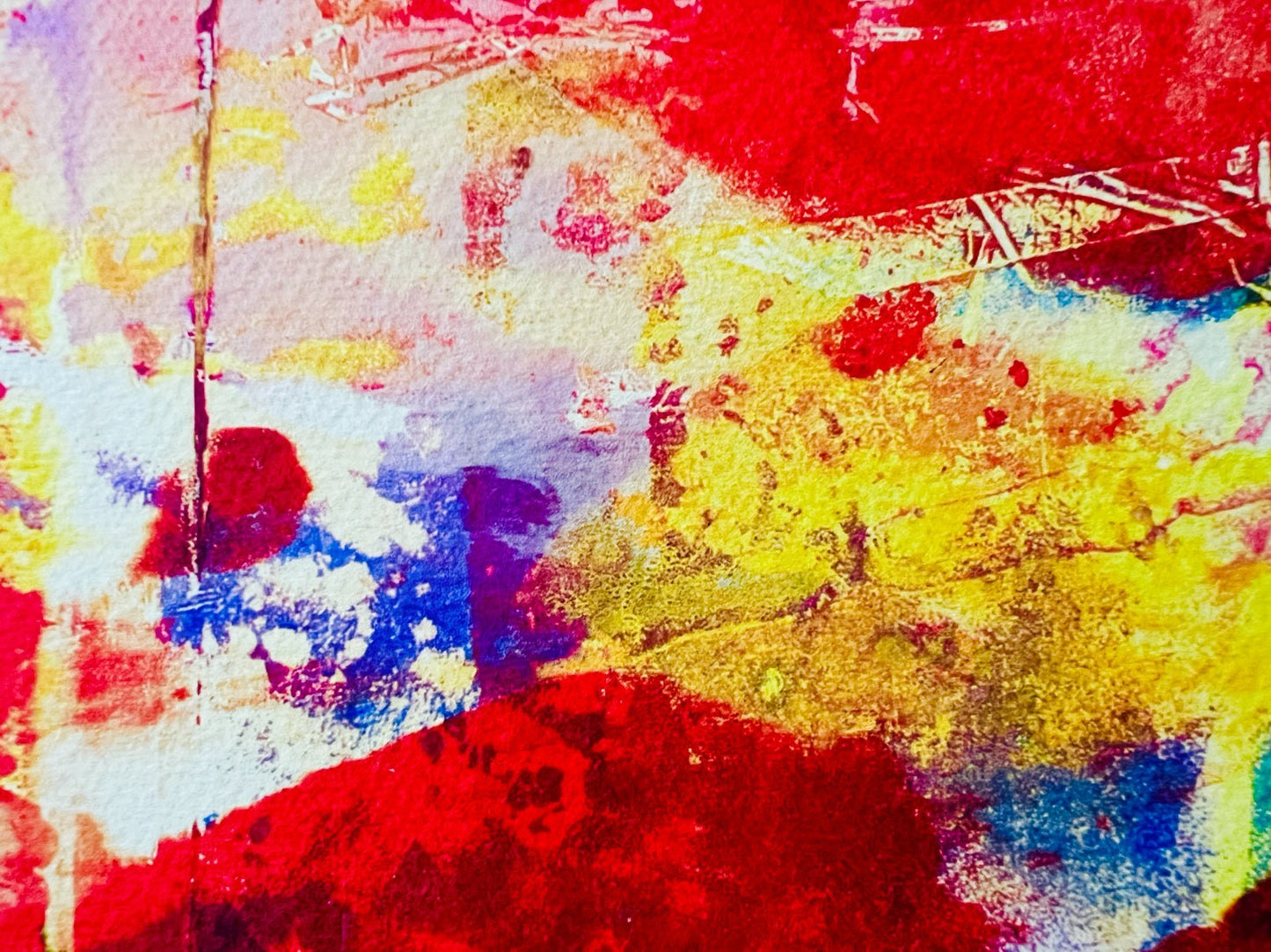Numbered Sam Gilliam Lithograph with COA in Pencil