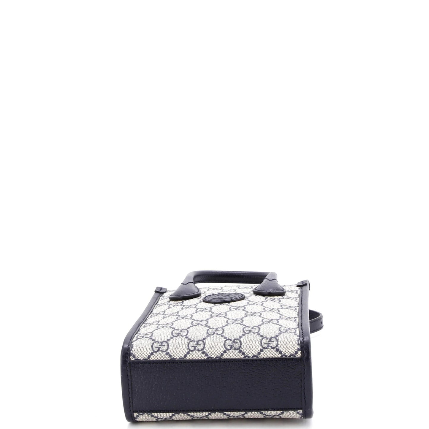 Gucci Interlocking G Patch Tote Gg Coated Canvas Mini