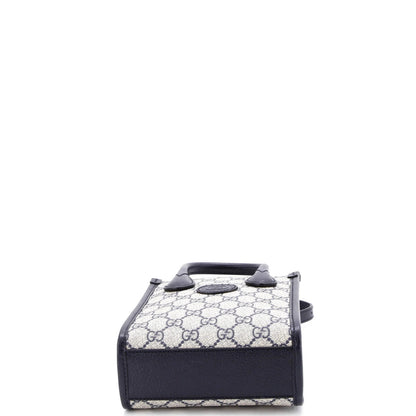 Gucci Interlocking G Patch Tote Gg Coated Canvas Mini