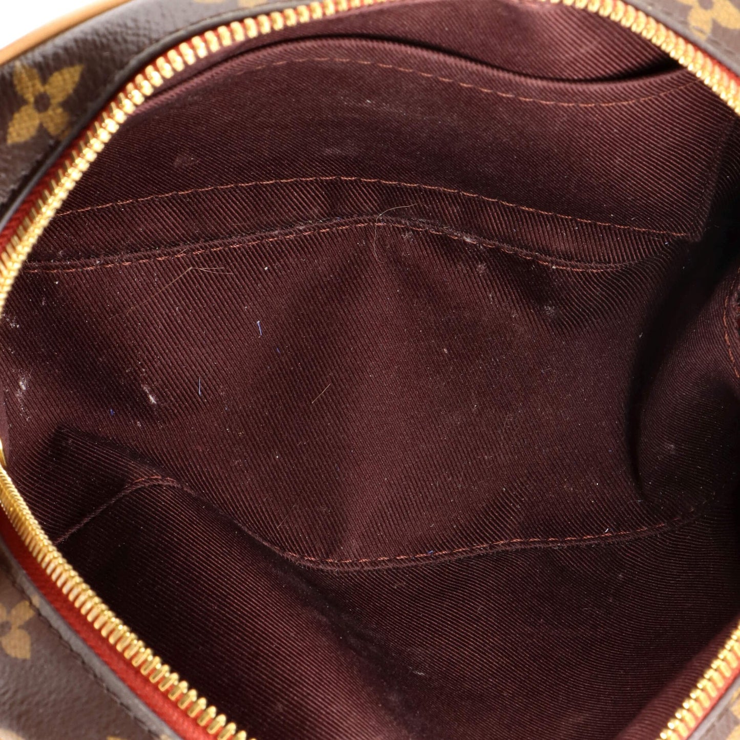 Louis Vuitton Deauville Handbag Monogram Canvas Mini