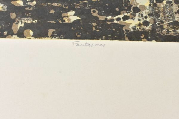 Jean Dubuffet (French) - Fantasmes Original Lithograph 1958 Signed Pencil E.A