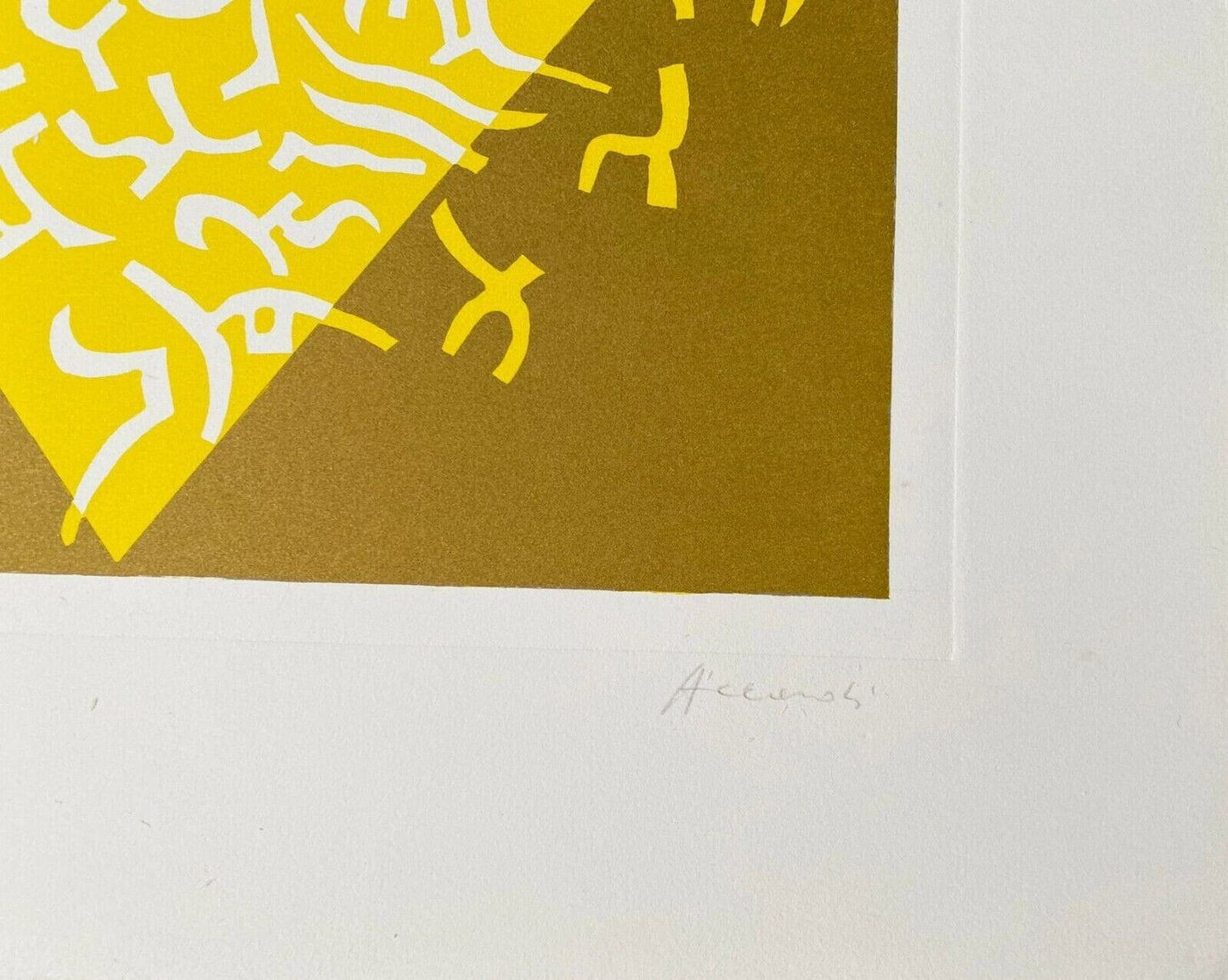 Carla Accardi Aquatint Etching Numbered Certified Publication