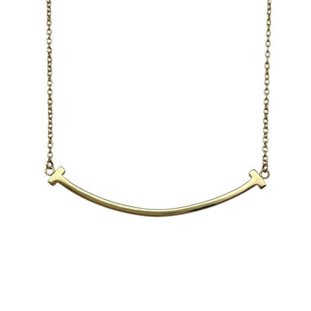 Tiffany & Co. T Smile Small Necklace Gold K18Yg