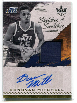 Donovan Mitchell 2017-18 Panini Sketches &