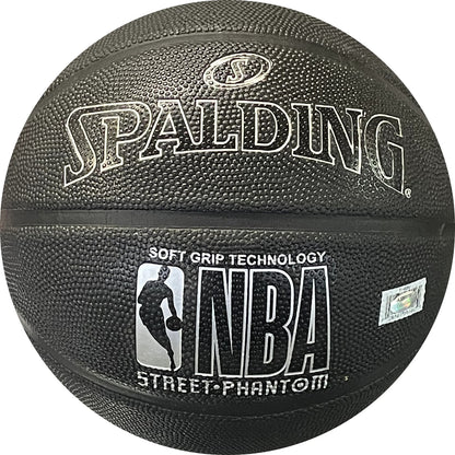 Karrem Abdul-Jabbar "Hof 95" Autographed Spalding Black Basketball