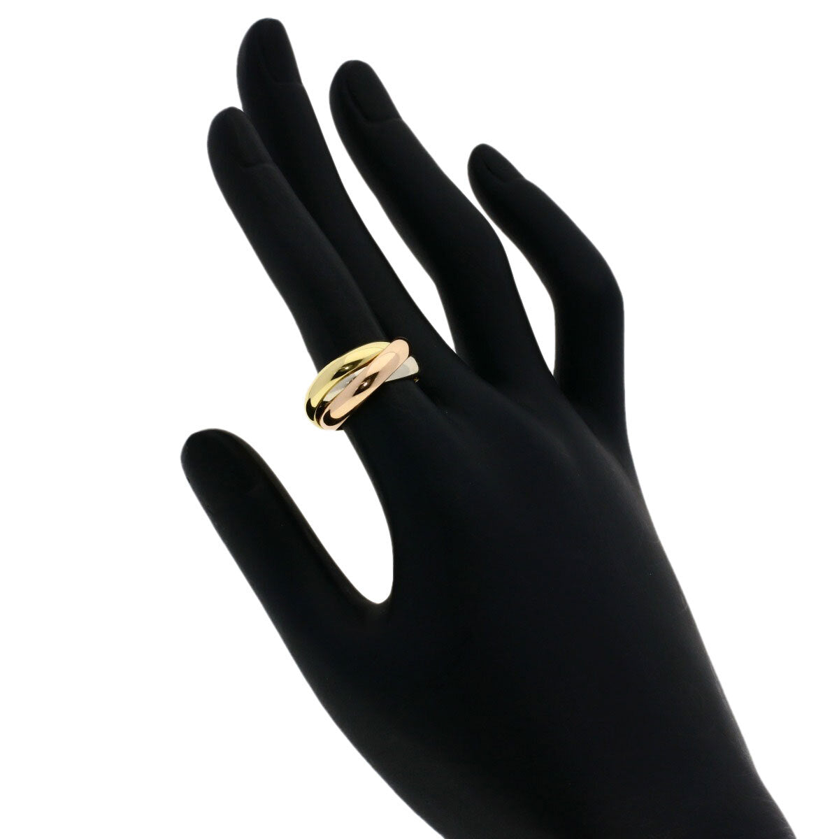 Cartier Ring Trinity Lm #50 K18 Yellow Gold K18