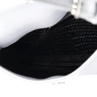 Prada Cleo Flap Shoulder Bag Spazzolato Leather Mini